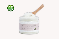 CBD Lavender Body Scrub with CBD, Natural Body Salt Scrub (THC free) - Great Deals Online