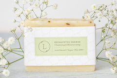 2x Eucalyptus Natural Handmade Soap Bar, Fresh Cold Process Soap - Great Deals Online