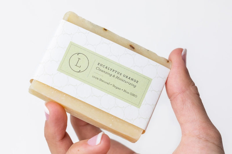 2x Eucalyptus Natural Handmade Soap Bar, Fresh Cold Process Soap - Great Deals Online