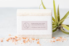 2x Himalayan Salt Soap Bar, Natural Unscented Soap, Vegan Handmade Soap - Great Deals Online
