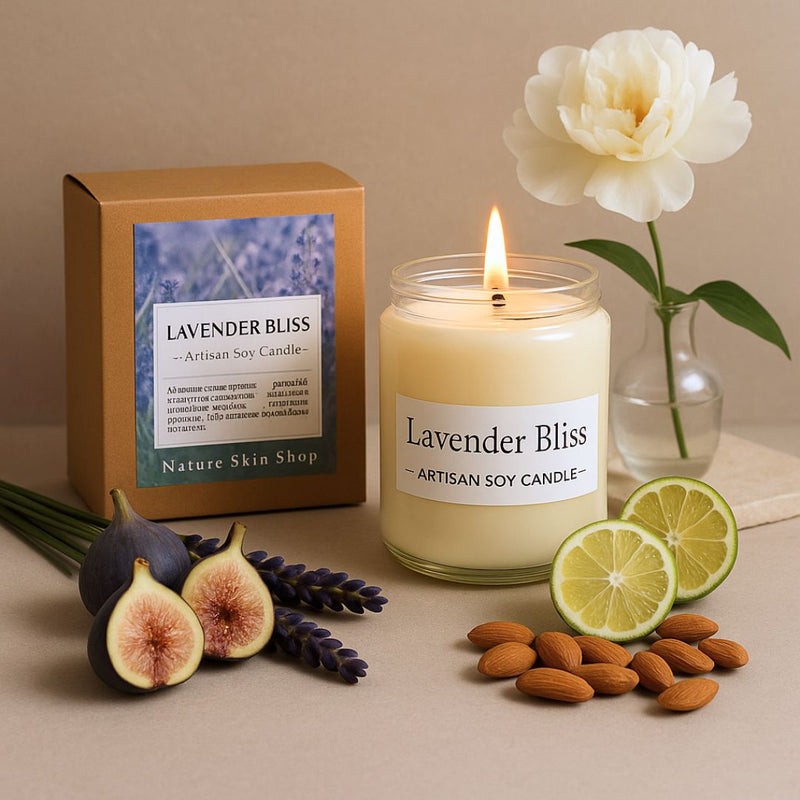 Lavender Bliss Artisan Soy Candle - Great Deals Online