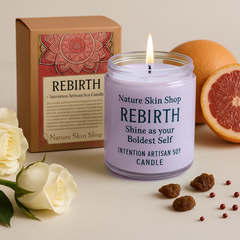 Rebirth Intention Artisan Soy Candle - Great Deals Online