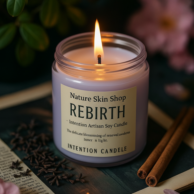 Rebirth Intention Artisan Soy Candle - Great Deals Online